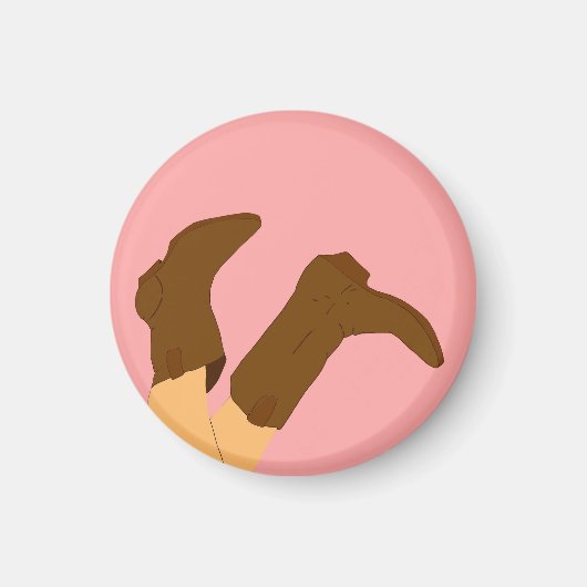 Cowboy Boots Magneet (Voorkant)