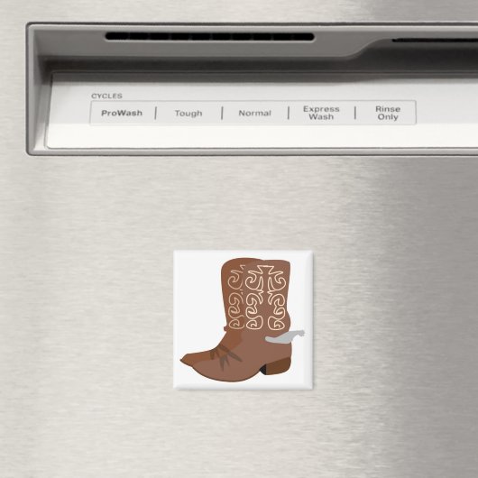 Cowboy Boots met Spurs Magneet (Insitu (Vaatwasser))