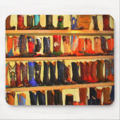 Cowboy Boots Mousepad Muismat (Voorkant)
