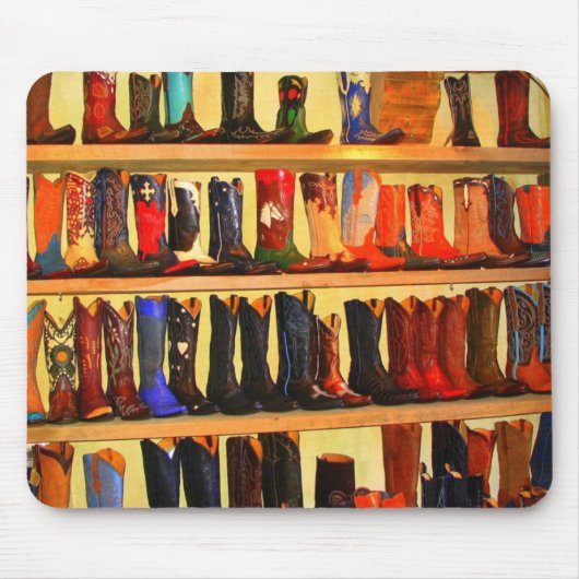 Cowboy Boots Mousepad Muismat (Voorkant)