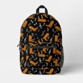 Cowboy Boots Muzieknoten Bedrukte Rugzak (Voorkant)