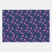 Cowboy Boots Muzieknoten Inpakpapier Vel (Voorkant 2)