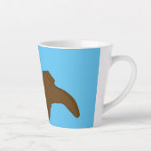 Cowboy Boots op Light Blue Background Latte Mok (Rechts)