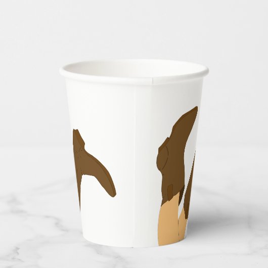 Cowboy Boots Papieren Bekers (Rechts)