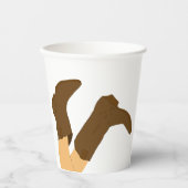 Cowboy Boots Papieren Bekers (Voorkant)