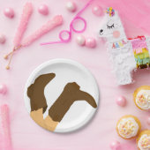 Cowboy Boots Papieren Bordje (Feest)