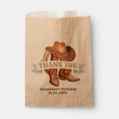 Cowboy Boots, Pet en Lasso Bedankzakje (Voorkant)
