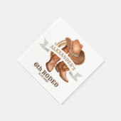 Cowboy Boots, Pet en Lasso Servet (Hoek)