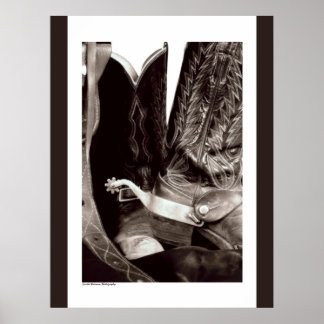 Cowboy Boots Poster