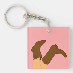 Cowboy Boots Sleutelhanger