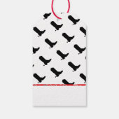 Cowboy Boots Spurs Silhouette Bandana Westerne Tek Cadeaulabel (Achterkant)