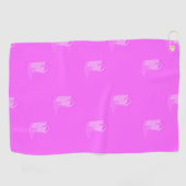 Cowboy Boots Stars Roze Patroon Golfhanddoek (Horizontaal)