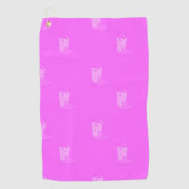 Cowboy Boots Stars Roze Patroon Golfhanddoek (Voorkant)