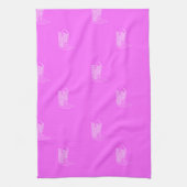 Cowboy Boots Stars Roze Patroon Theedoek (Verticaal)