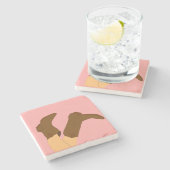 Cowboy Boots Stenen Onderzetter (Zijkant)