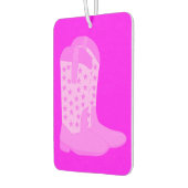 Cowboy Boots Sterren Roze Achtergrond Luchtverfrisser (Links)