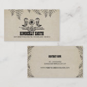 Cowboy Boots Sunflower Hoefijzers Rustisch land Visitekaartje (Voorkant / Achterkant)