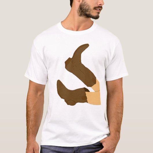 Cowboy Boots T-shirt (Voorkant)