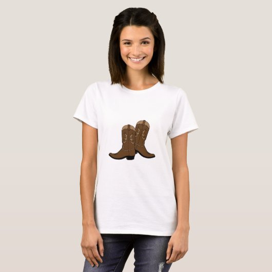 Cowboy Boots T-shirt (Voorkant volledig)