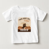Cowboy Boots T-Shirt, eerste rodeo t-shirt (Voorkant)