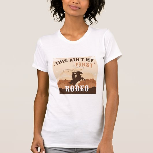 Cowboy Boots T-Shirt, eerste rodeo t-shirt (Voorkant)