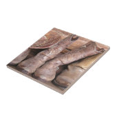 Cowboy Boots Tegeltje (Zijkant)