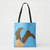 Cowboy Boots Tote Bag (Voorkant)