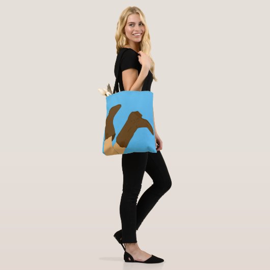 Cowboy Boots Tote Bag (Op model)
