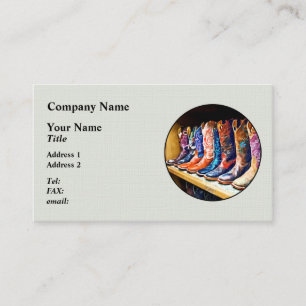 Cowboy Boots Visitekaartje