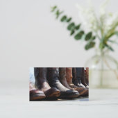 Cowboy Boots Visitekaartje  (Staand voorkant)