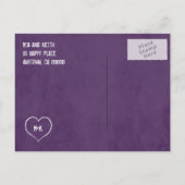 Cowboy Boots Wedding Save the Date Briefkaart (Achterkant)