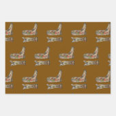 Cowboy boots Wrapping Paper Flat Sheet Set of 3 (Voorkant 2)