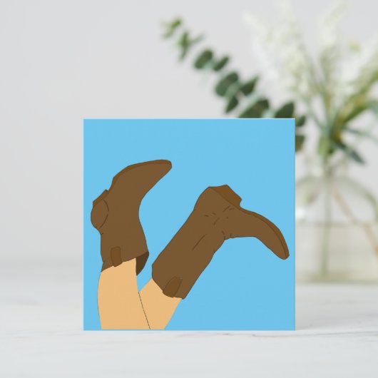 Cowboy Boots Yee-Haw (Staand voorkant)