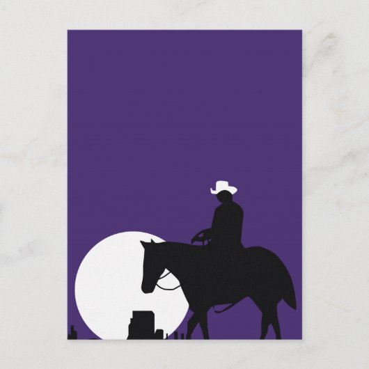 cowboy briefkaart (Voorkant)