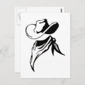 Cowboy Briefkaart (Voorkant / Achterkant)