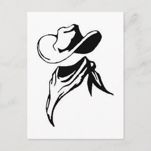 Cowboy Briefkaart (Voorkant)