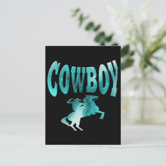 Cowboy Briefkaart (Staand voorkant)