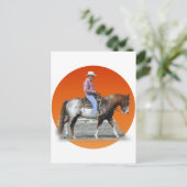 cowboy briefkaart (Staand voorkant)