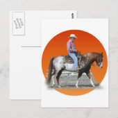 cowboy briefkaart (Voorkant / Achterkant)