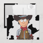 Cowboy Briefkaart (Voorkant / Achterkant)