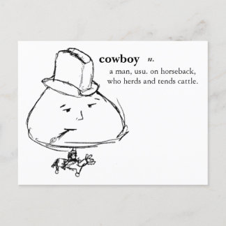 Cowboy Briefkaart