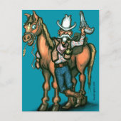 Cowboy Briefkaart (Voorkant)