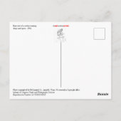 Cowboy-Briefkaart Briefkaart (Achterkant)