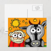 "cowboy"-briefkaart briefkaart (Voorkant / Achterkant)