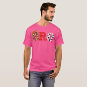 Cowboy Bro Westerne Rodeo Thema Verjaardagsfeest M T-shirt (Voorkant volledig)
