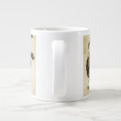  Cowboy, Bronco Buster-onderzoek door NC Wyeth Grote Koffiekop (Achterkant)