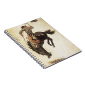  Cowboy, Bronco Buster-onderzoek door NC Wyeth Notitieboek (Rechterzijde)
