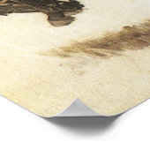  Cowboy, Bronco Buster-onderzoek door NC Wyeth Poster (Hoek)