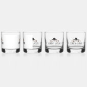 Cowboy Bruidegom Whisky Glas (Links)