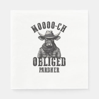  Cowboy Bull Rodeo Moooch verplicht Pardner W Servet